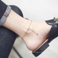 Shangjie OEM joyas Fashion Rose Gold Plated Stainless Steel Ladies Anklets Wholsale Anklets Women Butterfly Anklet